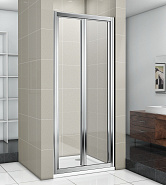 Душевая дверь складная GOOD DOOR INFINITY SD-90-G-CH (90*185 см) стекло матовое 4 мм